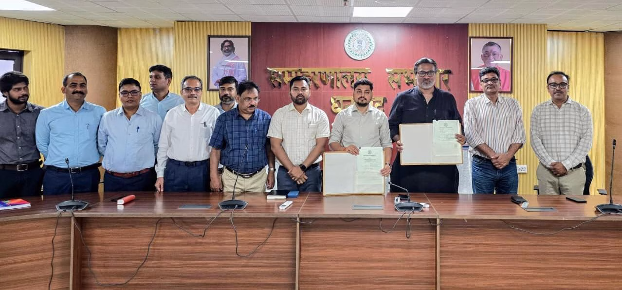 MoU signed between JRDA and Tata Steel Foundation for skill development and strengthening grassroots sports in Belgaria.