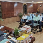 The Deputy Commissioner held a coordination meeting regarding the proposed visit of the Union Minister of State for Coal to Dhanbad.