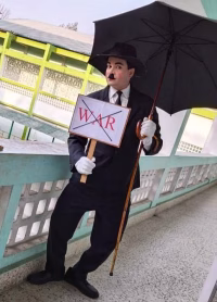 Charlie Chaplin II is going to visit China, 5381st live show will be held in Hong Kong.