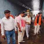 Senior Section Engineer supervised the underpass bridge.