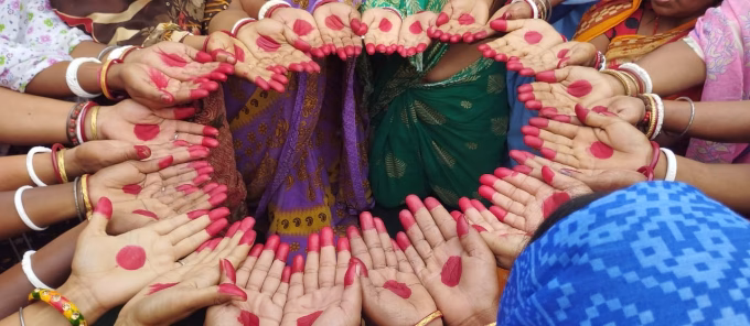 Organization of Red Dot Challenge and menstrual hygiene awareness program