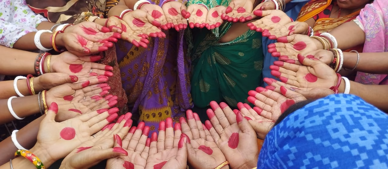 Organization of Red Dot Challenge and menstrual hygiene awareness program