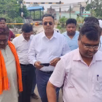 Dhanbad DRM inspected underpass bridge, heard problems of villagers