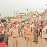 A flag march was conducted under the leadership of the Rural SP in connection with Muharram.
