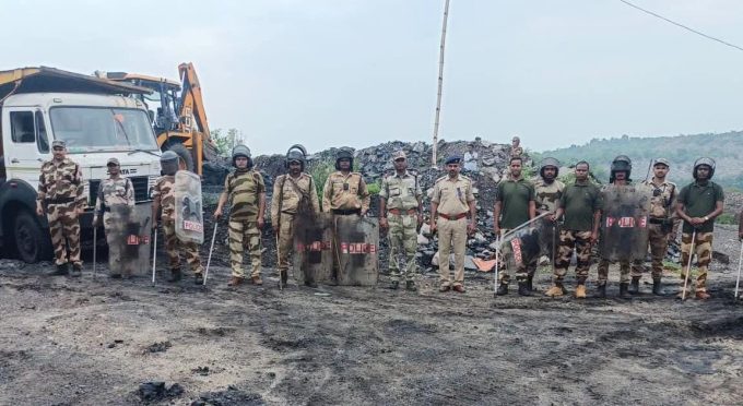 Major crackdown by CISF-BCCL against illegal coal trade