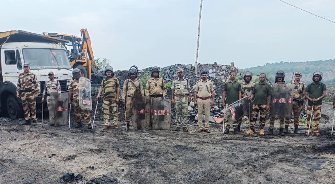 Major crackdown by CISF-BCCL against illegal coal trade