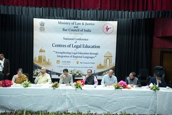 National Conference in New Delhi: Country's legal education to be strengthened through regional languages.