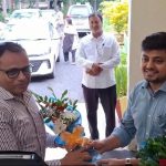 Arrival of Rahul Kumar Purwar, Principal Secretary of the Department of Higher and Technical Education, in Dhanbad.