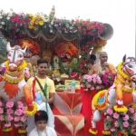 Coal belt echoes with chants of 'Jai Jagannath': Grand Rath Yatra of Lord Jagannath sets off from Steel Gate, Dhanbad.