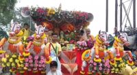 Coal belt echoes with chants of 'Jai Jagannath': Grand Rath Yatra of Lord Jagannath sets off from Steel Gate, Dhanbad.