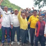 Workers in Gondu-dih vent their anger as STG outsourcing operations come to a halt; they launch a protest against strong-arm tactics.