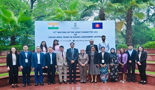 India hosted the 13th ASEAN-India Trade Agreement joint meetings.