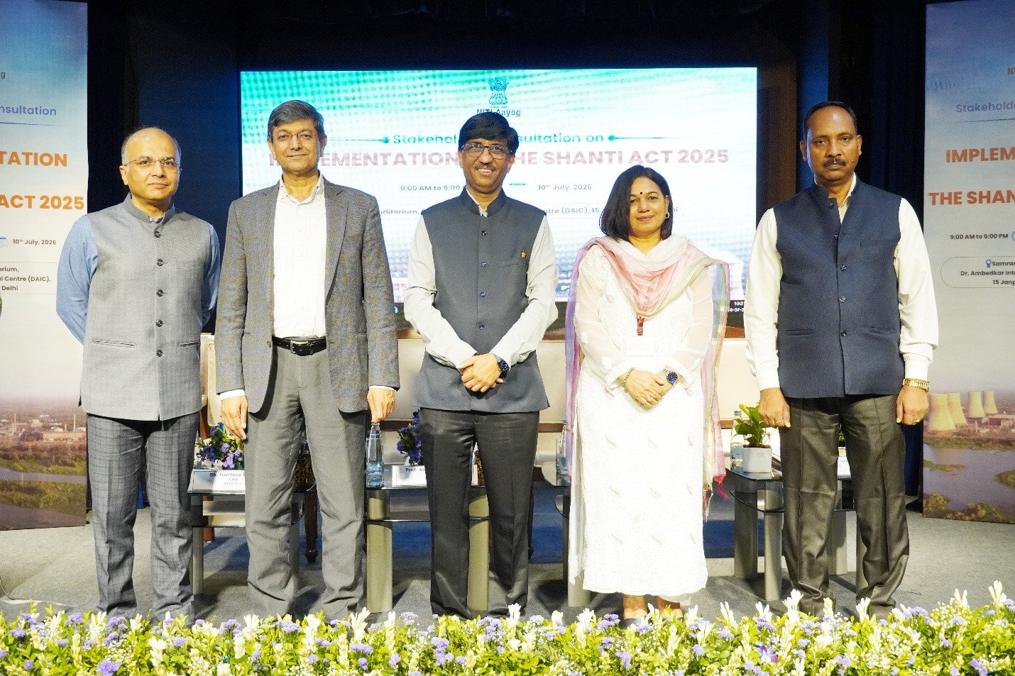 NITI Aayog convened a crucial consultation meeting on the implementation of the 'Peace Act 2025'.