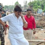 dhanbad-mla-raj-sinha-kenduadih-bhu-dhansan-road-inspection