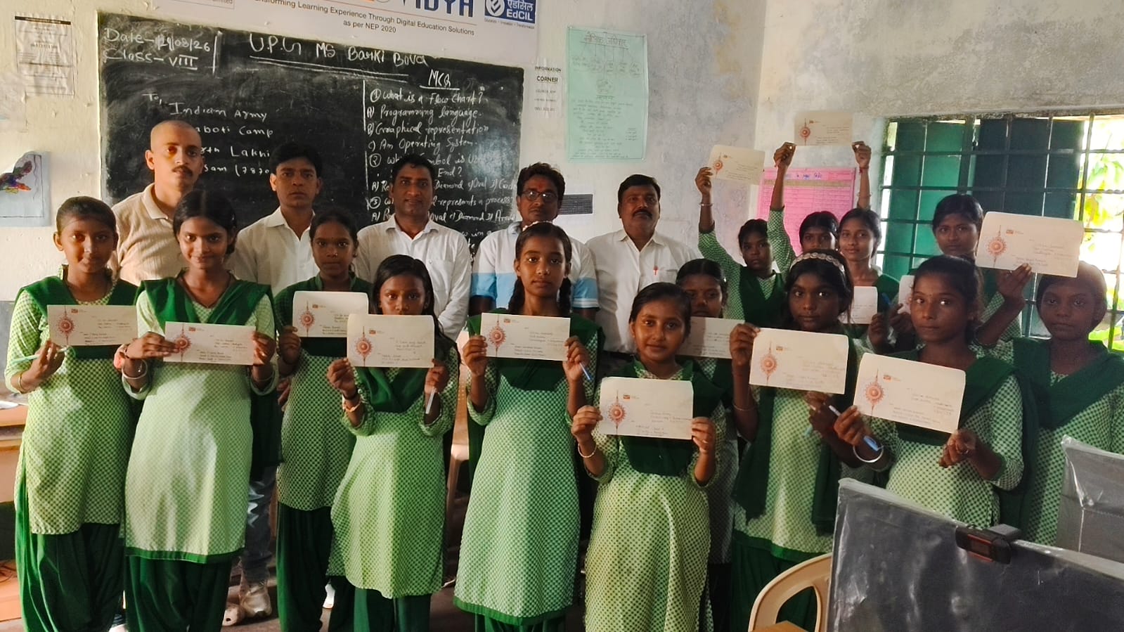 dhanbad-schoolgirls-send-rakhi-to-jawans-assam-chhattisgarh