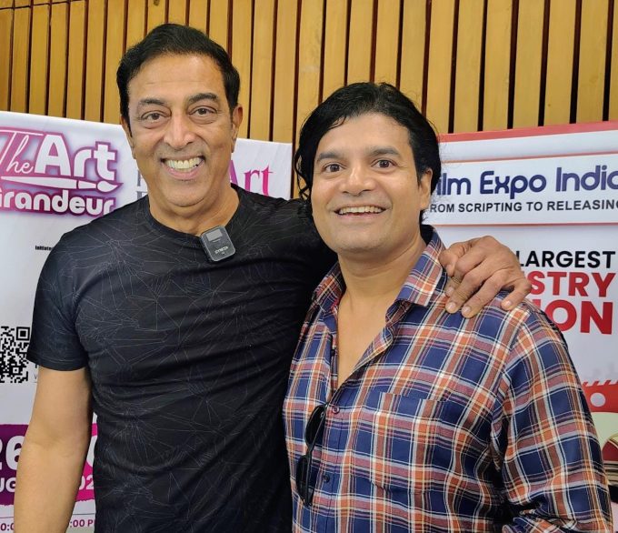 film-expo-india-2026-hero-rajan-kumar-meets-vindu-dara-singh